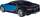 Makinë me telekomandë Rastar Bugatti Chiron Pilot, shkallë 1:14, 2.4GHz, blu