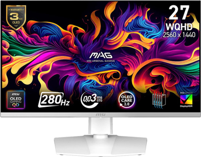 Monitor gaming MSI MAG 272QPWDE QD OLED X28, 27", 240Hz, i zi