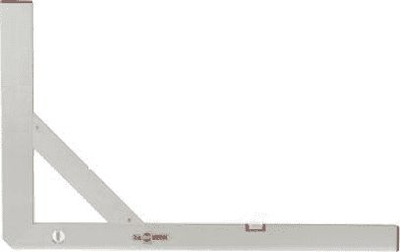 Këndmatës Słowik K22, 120x60cm, alumin, argjendtë