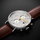 Orë dore për meshkuj Trim Elegance CZ 2023 Automatic W01P.13195.C, e kaftë/e argjendtë