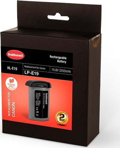 Bateri për aparat fotografik Hahnel HL-E19, lithium-ion, për Canon LP-E19