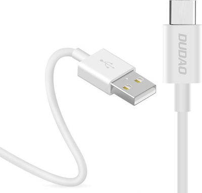 Kabllo USB Type C Dudao L1T, 3A, 1m, e bardhë