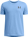 Bluzë sportive Under Armour Sportstyle Left Chest Boys, pambuk poliester, blu