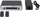 Kit PoLRE Mitel 8 porta, Power over Ethernet, për telefona IP, i zi