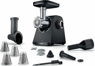 Grirëse mishi Bosch MFWS440B, elektrike, me funksion mbrapsht, e zezë