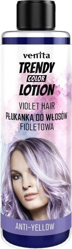 Larje flokësh Venita Trendy Hair Rinse, anti-yellow, 200 ml, lejla