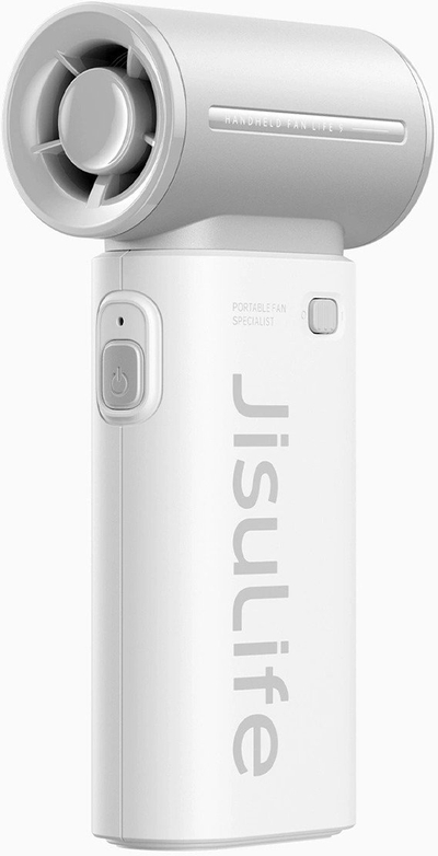 Ventilator dore JISULIFE Life7, 5000mAh, 5 shpejtësi, i bardhë