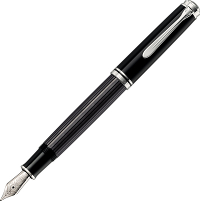 Stilolaps me bojë Pelikan Souverän M800, majë Medium, trup antracit, kapak i zi