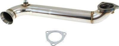 Downpipe TurboWorks për Citroen DS3, çelik inox, për performancë, ngjyrë argjendtë