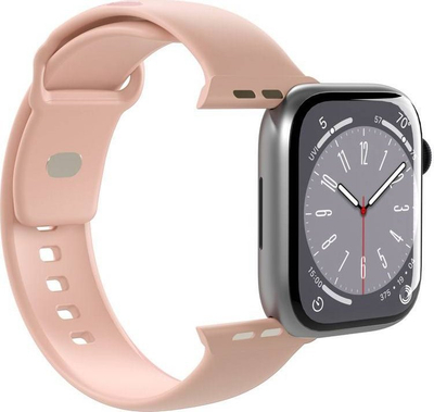 Rrip ore Puro ICON Band për Apple Watch 4 5 6 7 SE 8 40 41mm, silikon, Dusty Pink