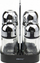 Set për erëza KingHoff KH-1647, raft qelqi, 4 copë, i argjendtë