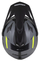 Helmetë moto Cassida Tour 2.0 X-tra, polikarbonat, vizor dielli, gri e verdhë fluo e zezë mat