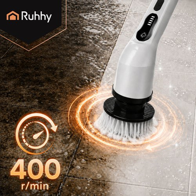 Furçë elektrike pastrimi Ruhhy 27015, teleskopike, pa kabllo, e bardhë