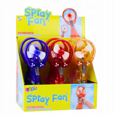 Ventilator portativ me spërkatje uji Shower Fan, me bateri AA, plastikë, ngjyrë e përzier