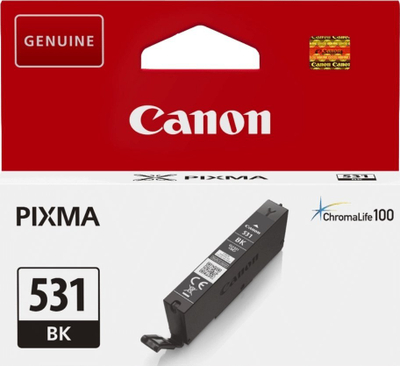 Bojë printeri Canon CLI-531 BK, origjinale, 656 faqe, e zezë