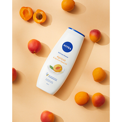 Xhel dushi Nivea Apricot, 500 ml