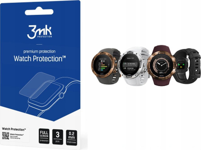 Mbrojtëse ekrani 3mk FlexibleGlass Pro për Suunto 3, 3 copë, transparente