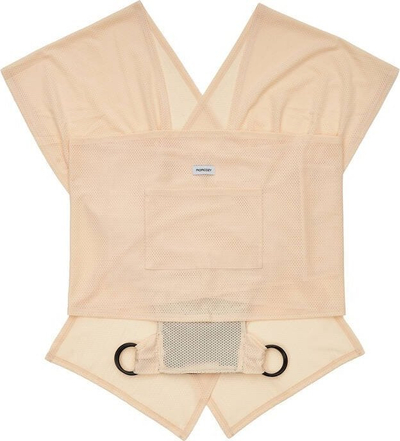 Преносен шал за бебиња Momcozy Air Mesh CR006, мрежест материјал, ергономски, беж