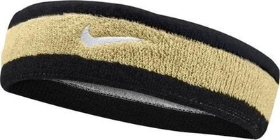 Shirit për kokë Nike Swoosh N0001544055OS, pambuk elastik, 4.8cm, bezhë
