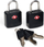 Катанци за патување Pacsafe Prosafe 620, сет 2 парчиња, TSA, црна
