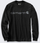 Блуза со долги ракави Carhartt Dearborn Relaxed Logo, за мажи, M, црно-сива