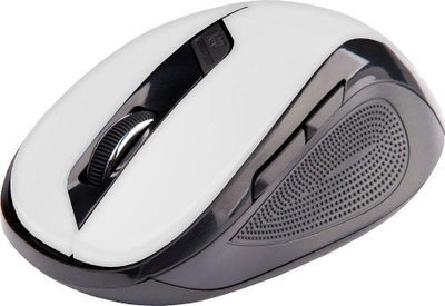 Maus C-Tech WLM-02W, wireless, USB, i bardhë dhe i zi