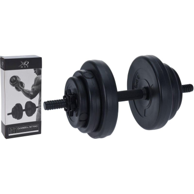 Set peshash XQ Max Dumbbell, 10 kg, rregullueshme, i zi