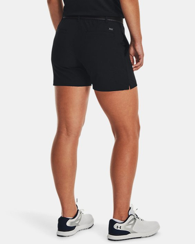 Спортски шорцеви Under Armour Links Shorty за жени, кратки, црни Metallic Silver, број 6