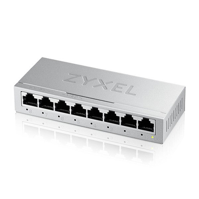 Switch rrjeti Zyxel GS-108B V5, 8 porta, Gigabit, gri