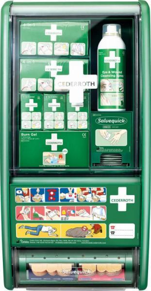 Кутија за прва помош Cederroth First Aid Kit, комплетен сет, за ѕид