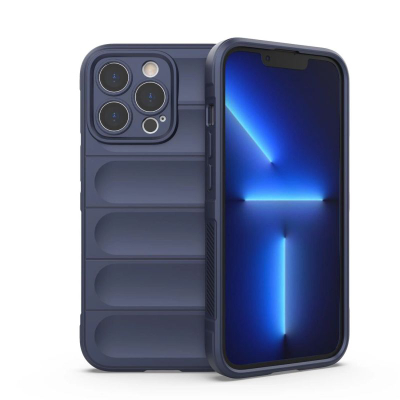 Maskë mbrojtëse Hurtel Magic Shield për iPhone 13 Pro Max, fleksibël, blu e errët
