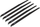 Set tehe sharrë reciproke Faster Tools 8787 për dru, 300mm, 5 copa, të zeza