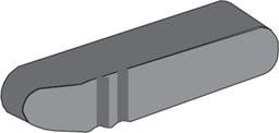 Рачка Т за прекинувач ABB OHBS9 1SCA108665R1001, 72mm, црна