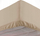 Çarçaf fitted LINETTE, 160 x 200 cm, pambuk, i bardhë