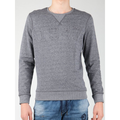 Дуксер Wrangler Logo Crew Sweat M W6518HG35, памук полиестер, темно сина