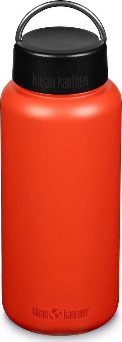 Shishe uji Klean Kanteen Wide 40oz, çelik inox, kapak Loop, Tiger Lily