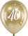 Balona PartyDeco Glossy, 30cm, set 6 copë, ari