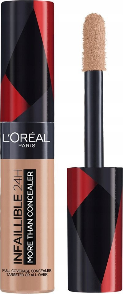Korrektor L’Oréal Paris Infaillible 24H More Than Concealer, mbulim i fortë, efekt mat, 11 ml, ngjyra 328 Linen