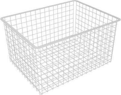 Shportë teli Element System Wire Basket RWL 535x410x285, sistem Quick and Easy, e bardhë