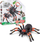 Lodër robotike Zuru Robo Alive Giant Tarantula, me drita, merimangë gjigante, e zezë portokalli