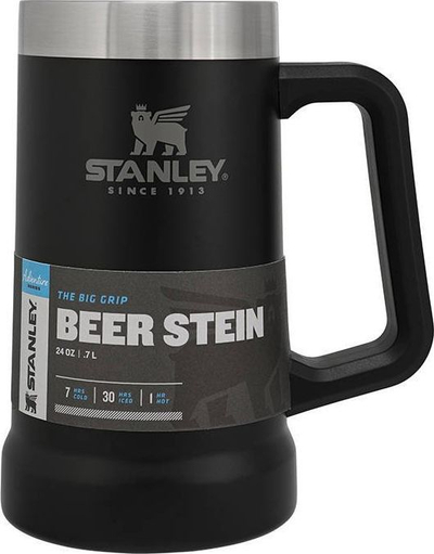 Gotë termale Stanley Adventure,	0.7L, e zezë