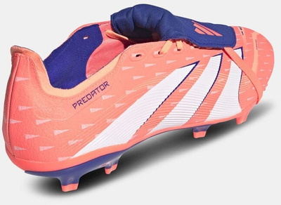 Копачи за фудбал Adidas Predator League, сува игралиште, со преклоплив јазик, портокалови