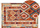 Tapet leshi Kilim OSHAKAN, 160 x 230 cm, lesh me pambuk, shumëngjyrësh