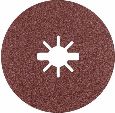 Disk fibër për hekur Bosch X-LOCK R781, 125mm, grit 80, set 25 copë