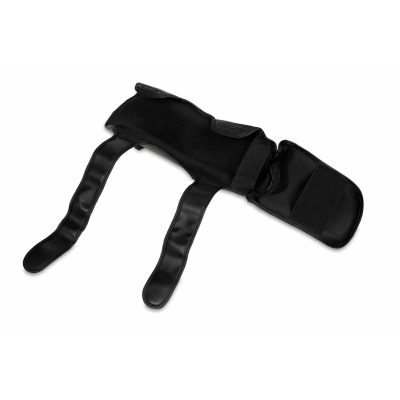 Mbrojtëse këmbe Bushido Shin Calf and Foot Guards M, shkumë e trashë, mbyllje me Velcro, të zeza