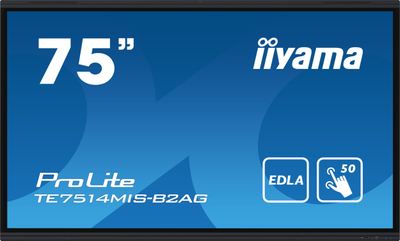 Ekran interaktiv Iiyama PROLITE TE7514MIS-B2AG, 75", 4K Ultra HD, Android, i zi