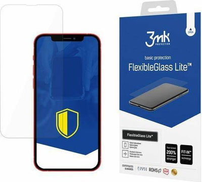 Xham mbrojtës 3MK FlexibleGlass Lite, për iPhone 13 Pro Max 14 Plus, transparent
