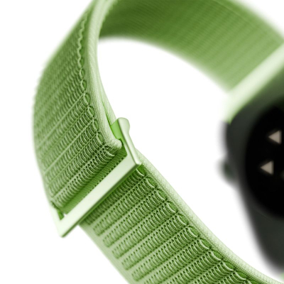Rrip ore Puro Sport për Apple Watch 44 45 46 49mm, najlon që merr frymë, jeshil i hapur