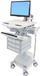 Karrocë mjekësore Ergotron StyleView SV44-1291-2, me krah LDC, 9 sirtarë, e bardhë