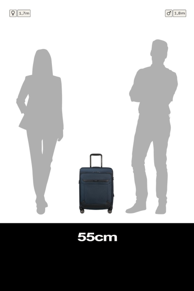 Valixhe Soft Me 4 Rrota Samsonite Pro-Dlx-6 Ngjyrë E Zezë